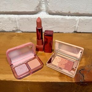 NATASHA DENONA Luxe Rose Glow Trio Lipstick Glow Blush & Essential Eyeshadow NWT